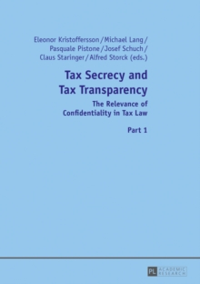 Image for Tax Secrecy and Tax Transparency
