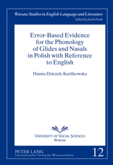 Image for Error-Based Evidence for the Phonology of Glides and Nasals in Polish with Reference to English