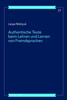 Image for Authentische Texte Beim Lehren Und Lernen Von Fremdsprachen