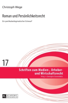 Roman Und Persoenlichkeitsrecht