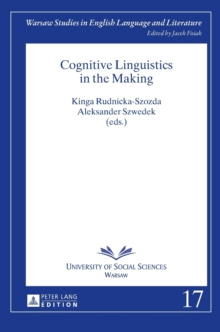 Image for Cognitive Linguistics in the Making