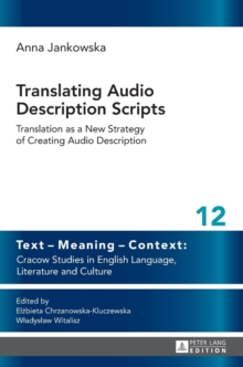 Image for Translating Audio Description Scripts
