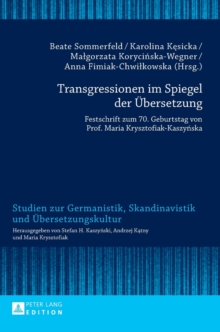 Image for Transgressionen im Spiegel der Uebersetzung