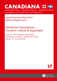 Image for L'Amerique Francophone - Carrefour Culturel Et Linguistique