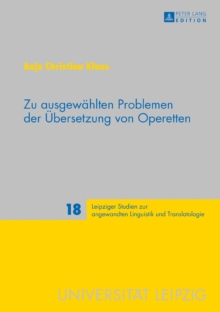 Image for Zu ausgewaehlten Problemen der Uebersetzung von Operetten