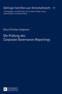 Image for Die Pruefung des Corporate Governance-Reportings