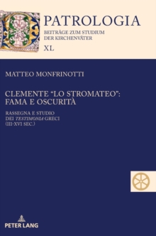 Image for Clemente "lo Stromateo"