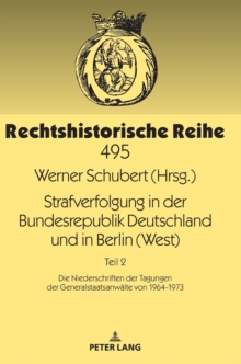 Image for Strafverfolgung in der Bundesrepublik Deutschland und in Berlin (West)