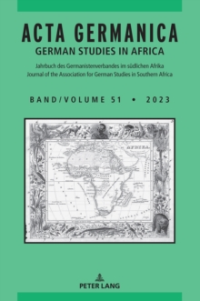 Image for Acta Germanica: German Studies in Africa