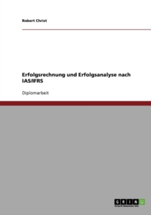 Image for Erfolgsrechnung und Erfolgsanalyse nach IAS/IFRS