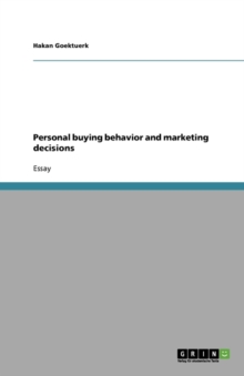 Image for Personal Buying Behavior and Marketing Decisions