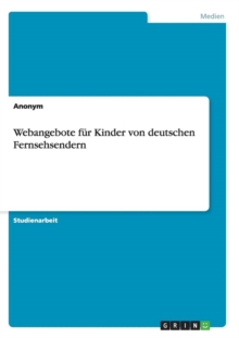 Image for Webangebote Fur Kinder Von Deutschen Fernsehsendern