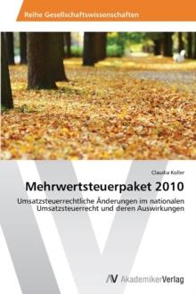 Image for Mehrwertsteuerpaket 2010