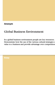 Image for Global Business Environment