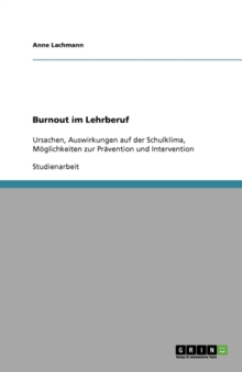 Image for Burnout im Lehrberuf