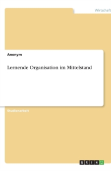 Image for Lernende Organisation im Mittelstand