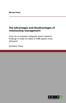 Image for The advantages and disadvantages of relationship management