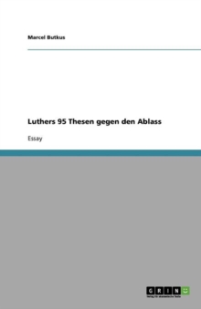Image for Luthers 95 Thesen gegen den Ablass
