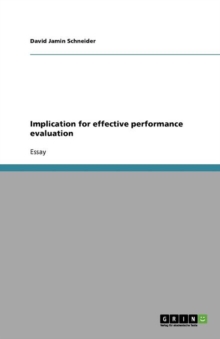 Image for Implication for effective performance evaluation
