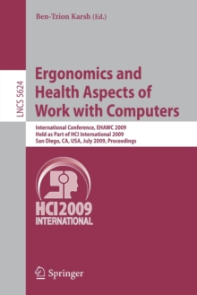 Image for Ergonomics and Health Aspects of Work with Computers