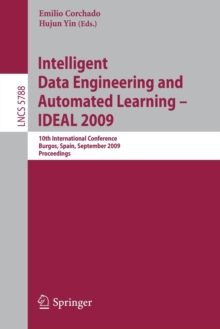 Image for Intelligent Data Engineering and Automated Learning - IDEAL 2009