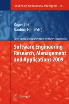 Image for Software engineering research, management and applications 2009