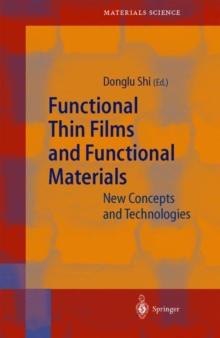 Image for Functional thin films and functional materials  : new concepts and technologies
