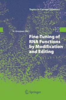 Image for Fine-tuning of RNA functions by modification and editing