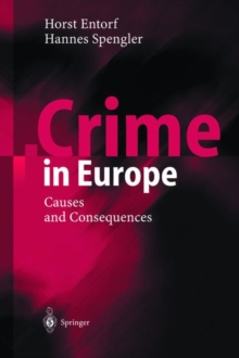 Image for Crime in Europe  : causes and consequences