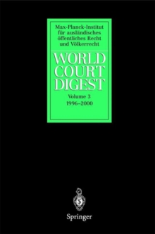 Image for World court digestVolume 3,: 1996-2000