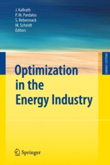 Image for Optimization in the Energy Industry