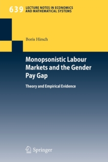 Image for Monopsonistic Labour Markets and the Gender Pay Gap