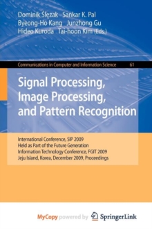 Image for Signal Processing, Image Processing and Pattern Recognition,
