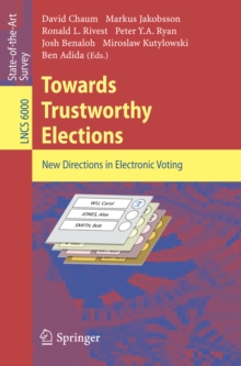Image for Towards trustworthy elections: new directions in electronic voting
