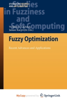 Image for Fuzzy Optimization