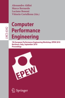 Image for Computer Performance Engineering: 7th European Performance Engineering Workshop, EPEW 2010, Bertinoro, Italy, September 23-24, 2010, Proceedings