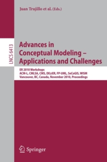 Image for Advances in Conceptual Modeling – Applications and Challenges