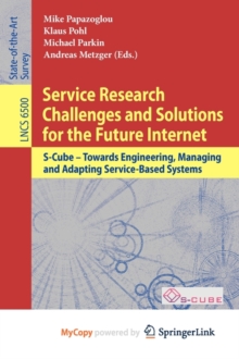 Image for Service Research Challenges and Solutions for the Future Internet