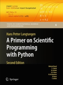 Image for A Primer on Scientific Programming with Python