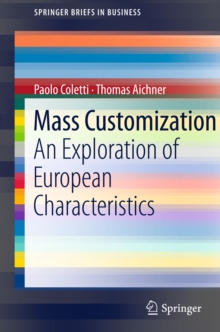 Image for Mass customization: an exploration of European characteristics