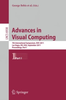 Image for Advances in visual computing: 7th International Symposium, ISVC 2011, Las Vegas, NV, USA, September 26-28, 2011. (Part I)