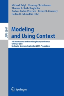 Image for Modeling and Using Context