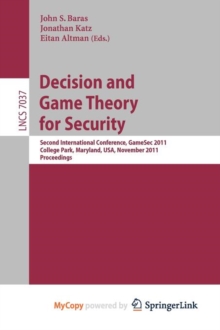 Image for Decision and Game Theory for Security