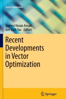 Image for Recent Developments in Vector Optimization