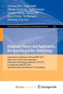 Image for Database Theory and Application, Bio-Science and Bio-Technology