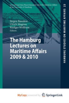 Image for The Hamburg Lectures on Maritime Affairs 2009 & 2010