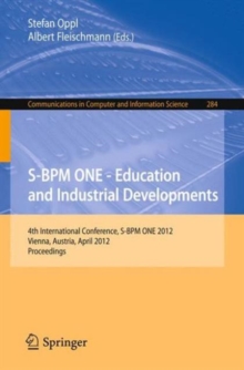 Image for S-BPM ONE - Education and Industrial Developments