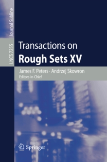 Image for Transactions on Rough Sets XV