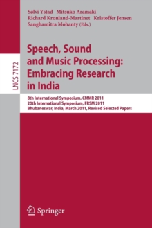 Image for Speech, Sound and Music Processing: Embracing Research in India