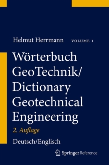 Image for Worterbuch GeoTechnik/Dictionary Geotechnical Engineering : Deutsch–Englisch/German–English